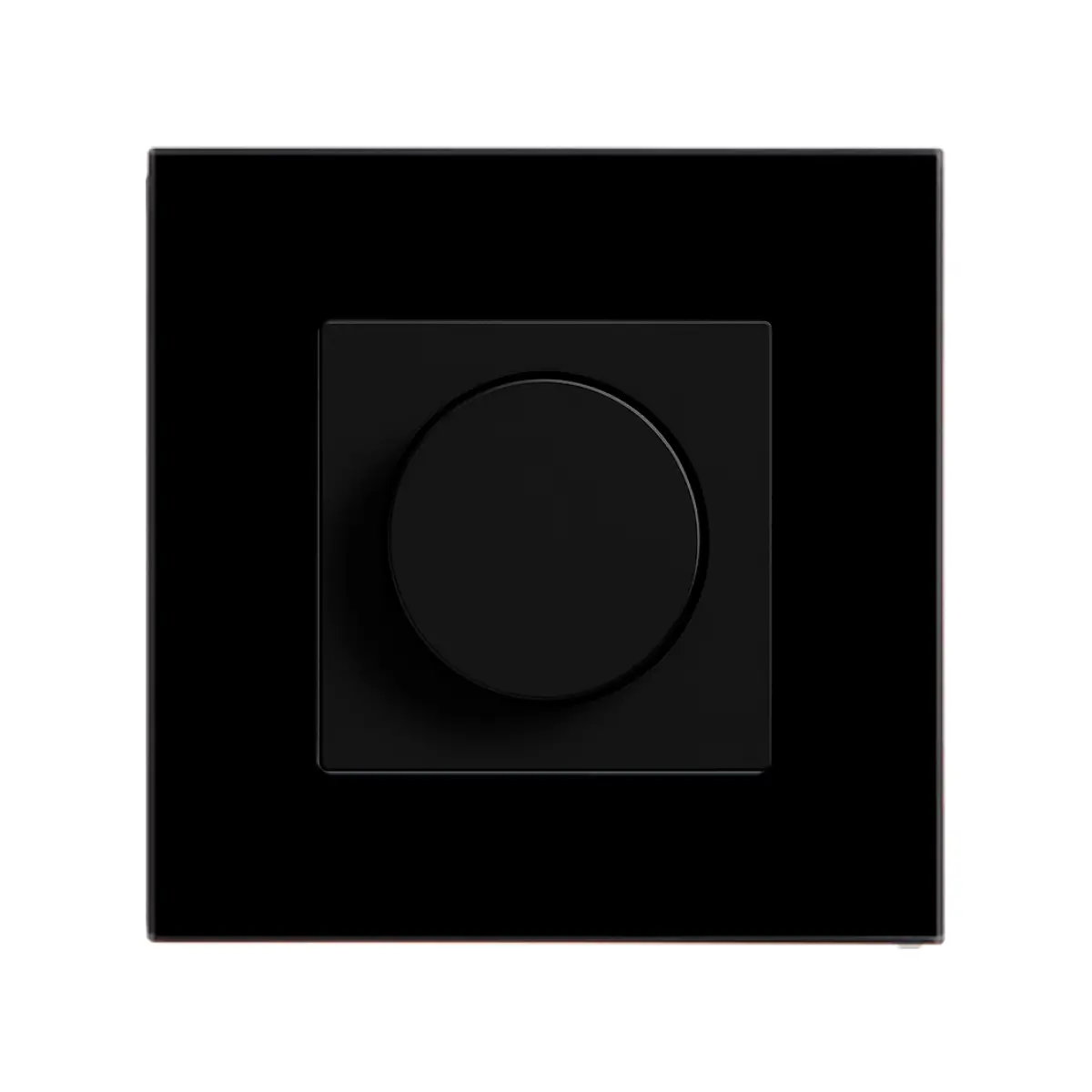 SmartinHuis – Mechanische enkelpolige dimmer – Zwart – Kristalglas – Touch – 1 lamp - Afbeelding 2