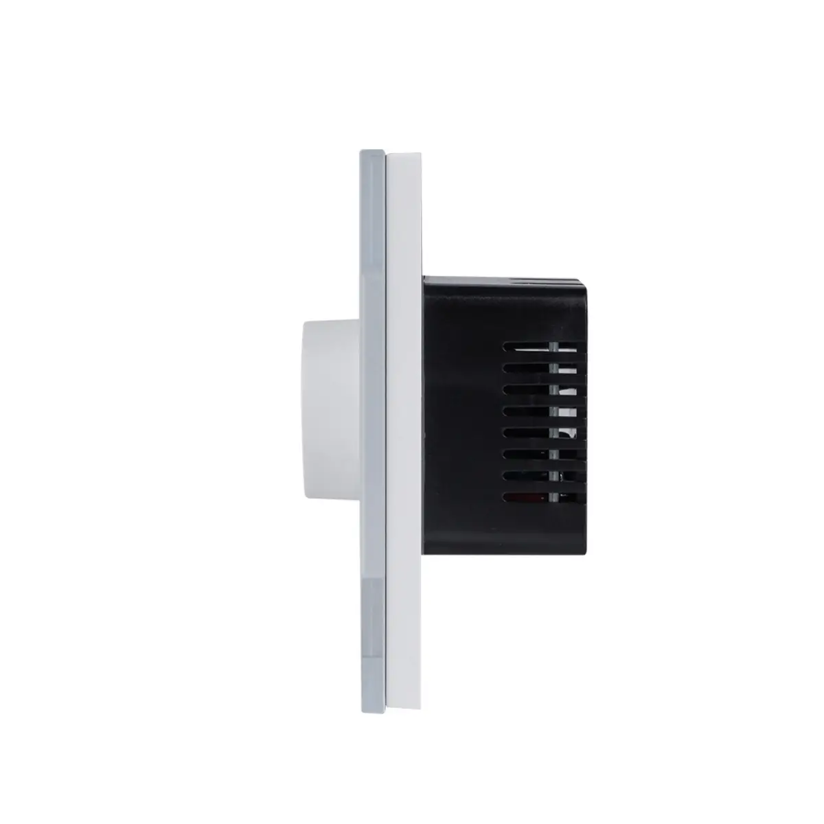 SmartinHuis – Mechanische ventilatorschakelaar – Wit – Kristalglas – Touch – 1 lamp - Afbeelding 3