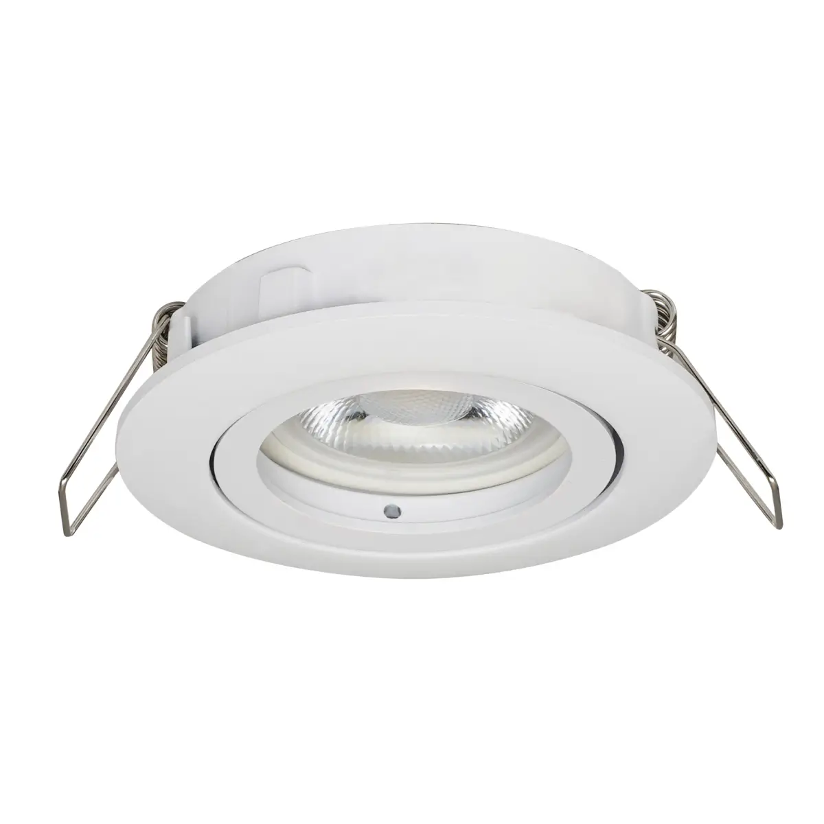 Inbouwspot - Rond Ø83mm – Kantelbaar - Wit - GU10 Fitting – Aluminium – IP20 - Afbeelding 4