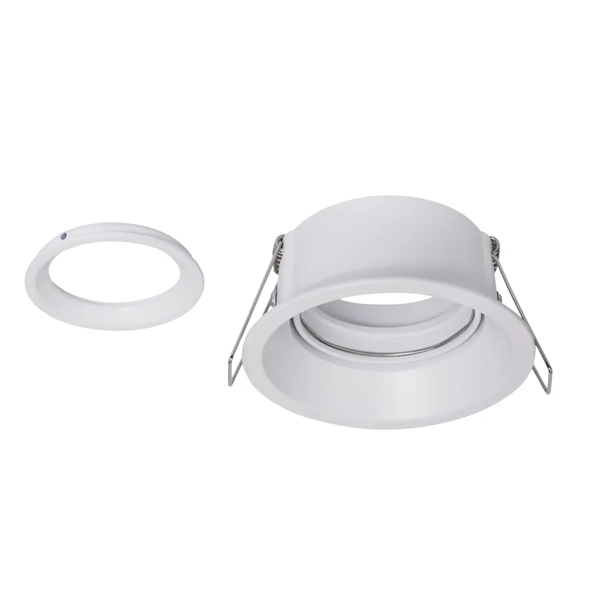 Inbouwspot - Rond Ø85mm – Kantelbaar - Wit - GU10 Fitting – Aluminium – IP20 - Afbeelding 9