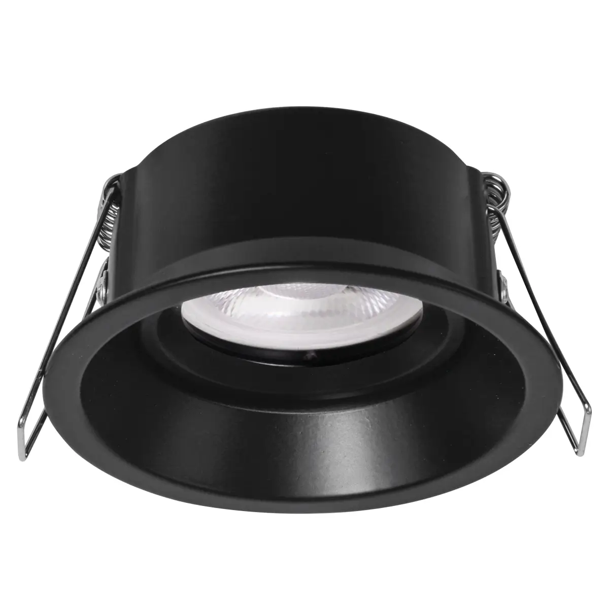 Inbouwspot - Rond Ø85mm – Kantelbaar - Zwart - GU10 Fitting – Aluminium – IP20 - Afbeelding 5