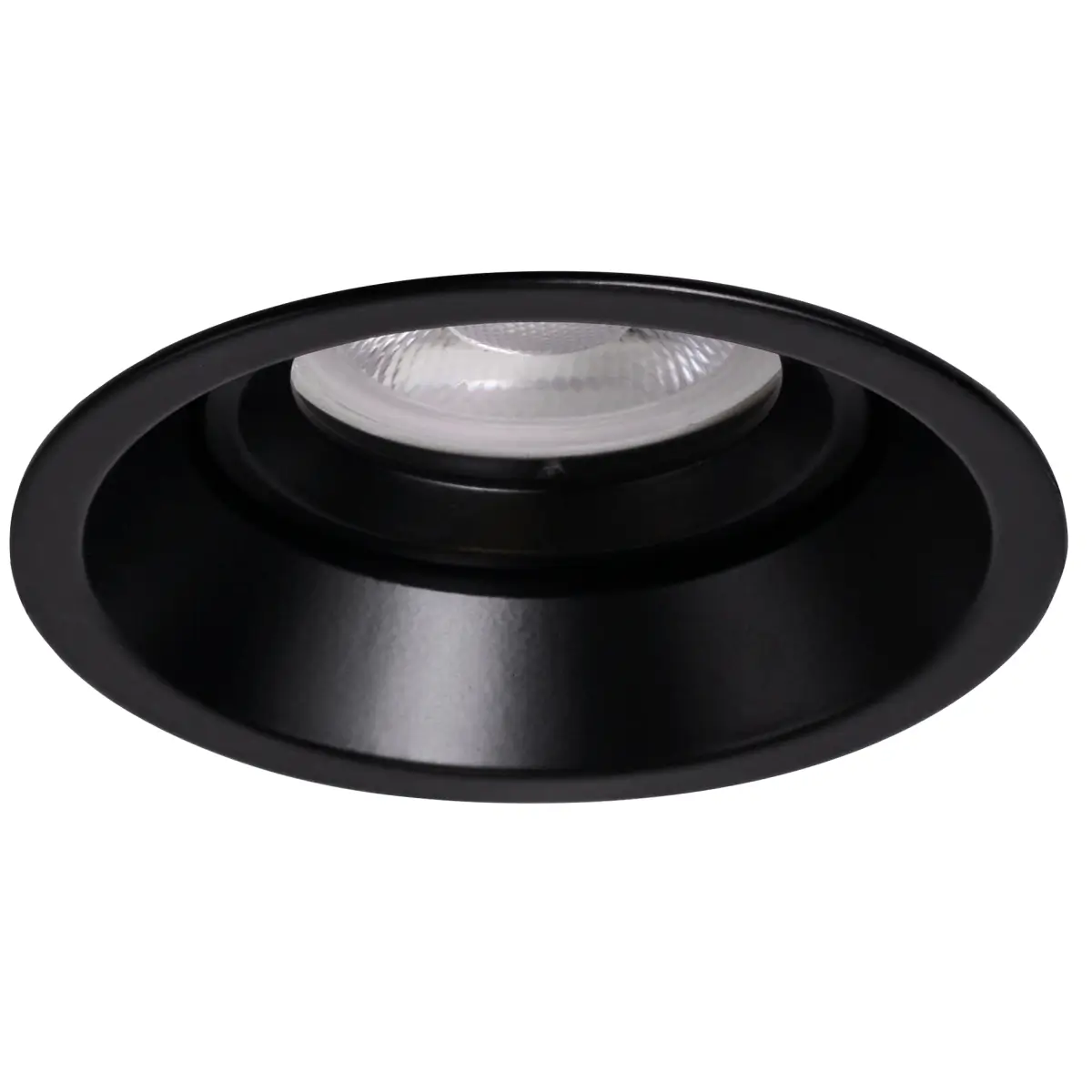 Inbouwspot - Rond Ø85mm – Kantelbaar - Zwart - GU10 Fitting – Aluminium – IP20 - Afbeelding 4