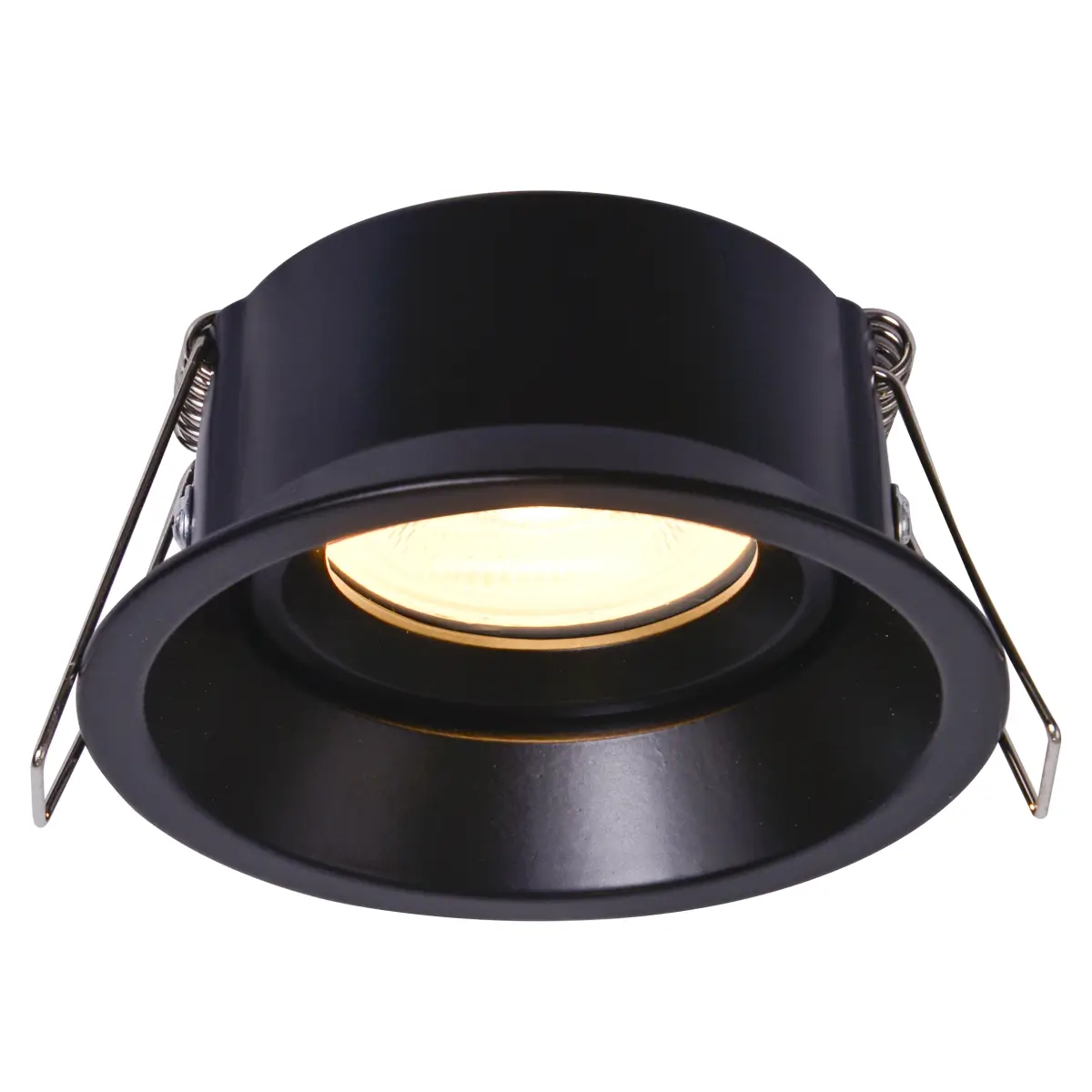 Inbouwspot - Rond Ø85mm – Kantelbaar - Zwart - GU10 Fitting – Aluminium – IP20 - Afbeelding 3