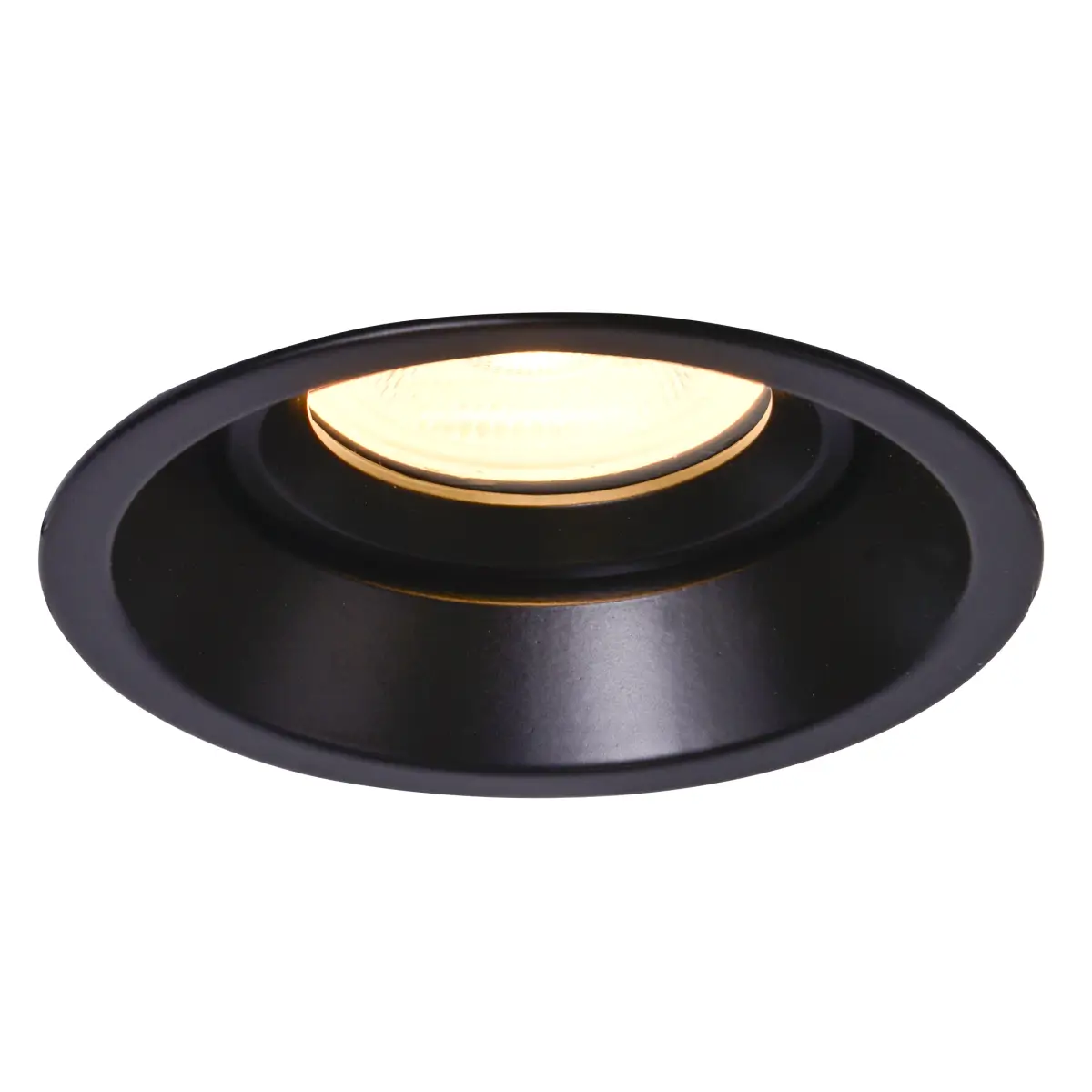 Inbouwspot - Rond Ø85mm – Kantelbaar - Zwart - GU10 Fitting – Aluminium – IP20 - Afbeelding 2