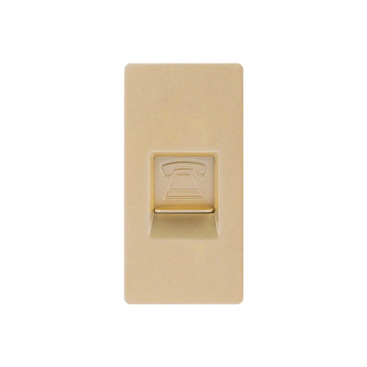 SmartinHuis - RJ11 Telefoonmodule – Inbouw (CAT 3) – Module 1/2 - Goud - Afbeelding 2