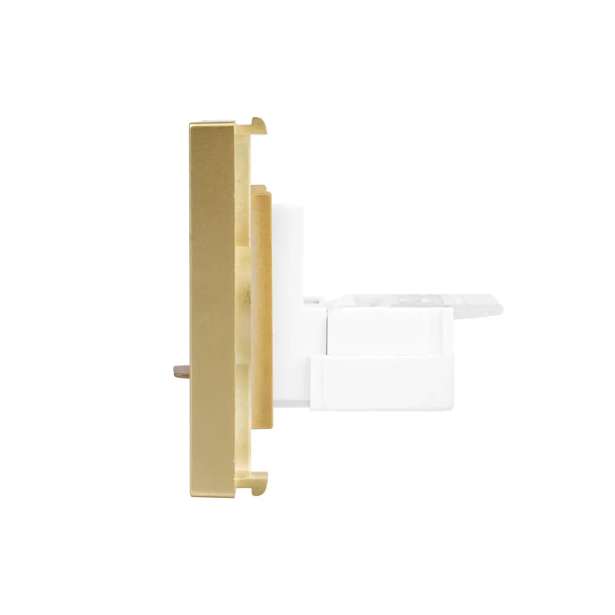 SmartinHuis - RJ11 Telefoonmodule – Inbouw (CAT 3) – Module 1/2 - Goud - Afbeelding 3