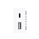 SmartinHuis - Module - USB A+C - Module 1/2 - Wit