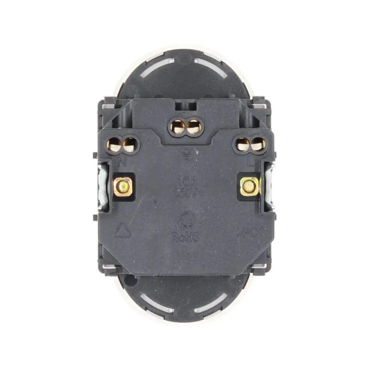 SmartinHuis - Module - Dubbel stopcontact - Goud - Afbeelding 3