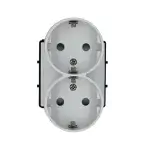 SmartinHuis - Module - Dubbel stopcontact - Wit