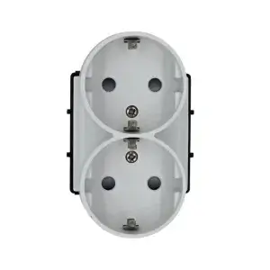 SmartinHuis - Module - Dubbel stopcontact - Wit