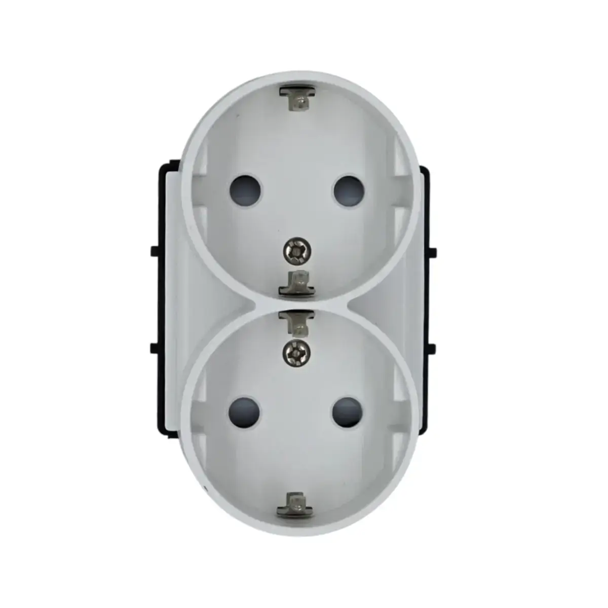 SmartinHuis - Module - Dubbel stopcontact - Wit