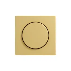 SmartinHuis – Module - Mechanische enkelpolige dimmer – Goud – Kristalglas – Touch – 1 lamp