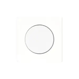 SmartinHuis – Module - Mechanische enkelpolige dimmer – Wit– Kristalglas – Touch – 1 lamp