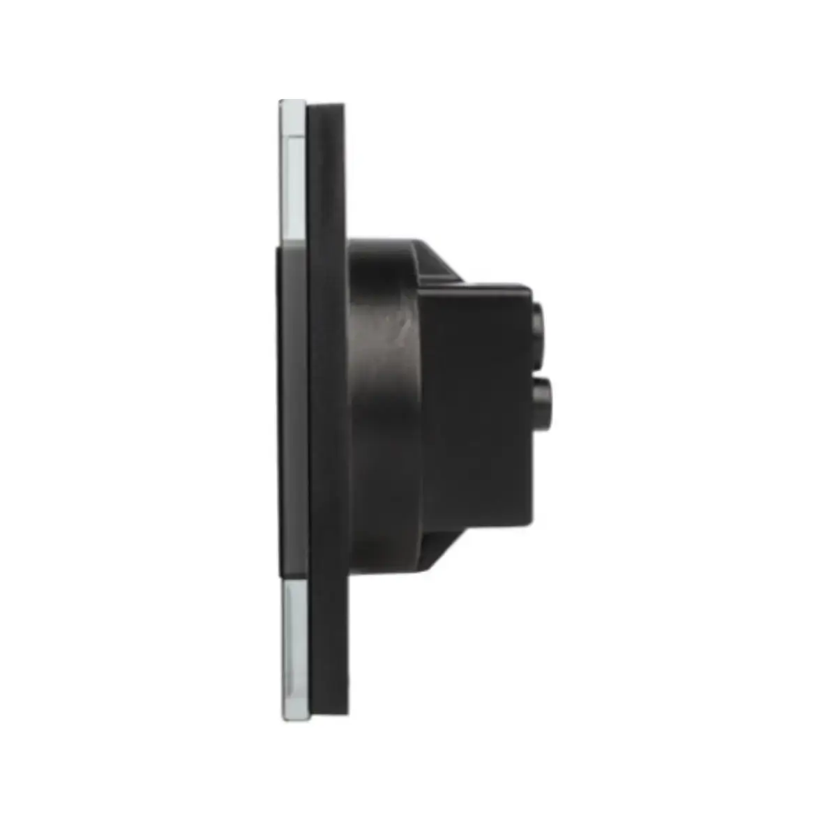 SmartinHuis - Tweevoudig stopcontact - Zwart - Kristalglas - Afbeelding 3