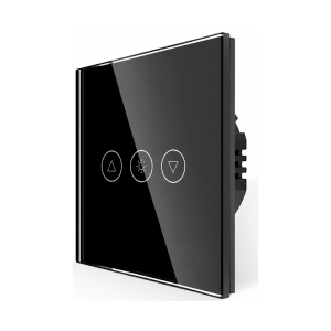 SmartinHuis Dimmer-1x1-Zwart-Voorkant-300x300 Schakelmateriaal