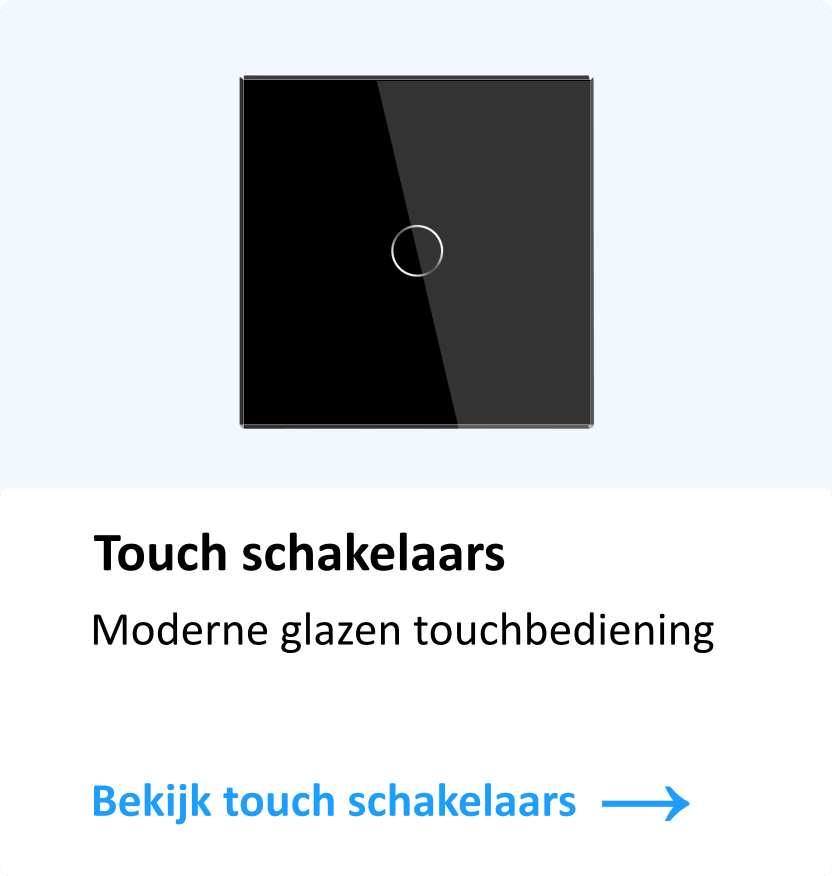 SmartinHuis Touch-schakelaars Schakelaars en dimmers  